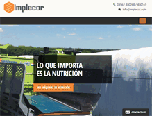 Tablet Screenshot of implecor.com
